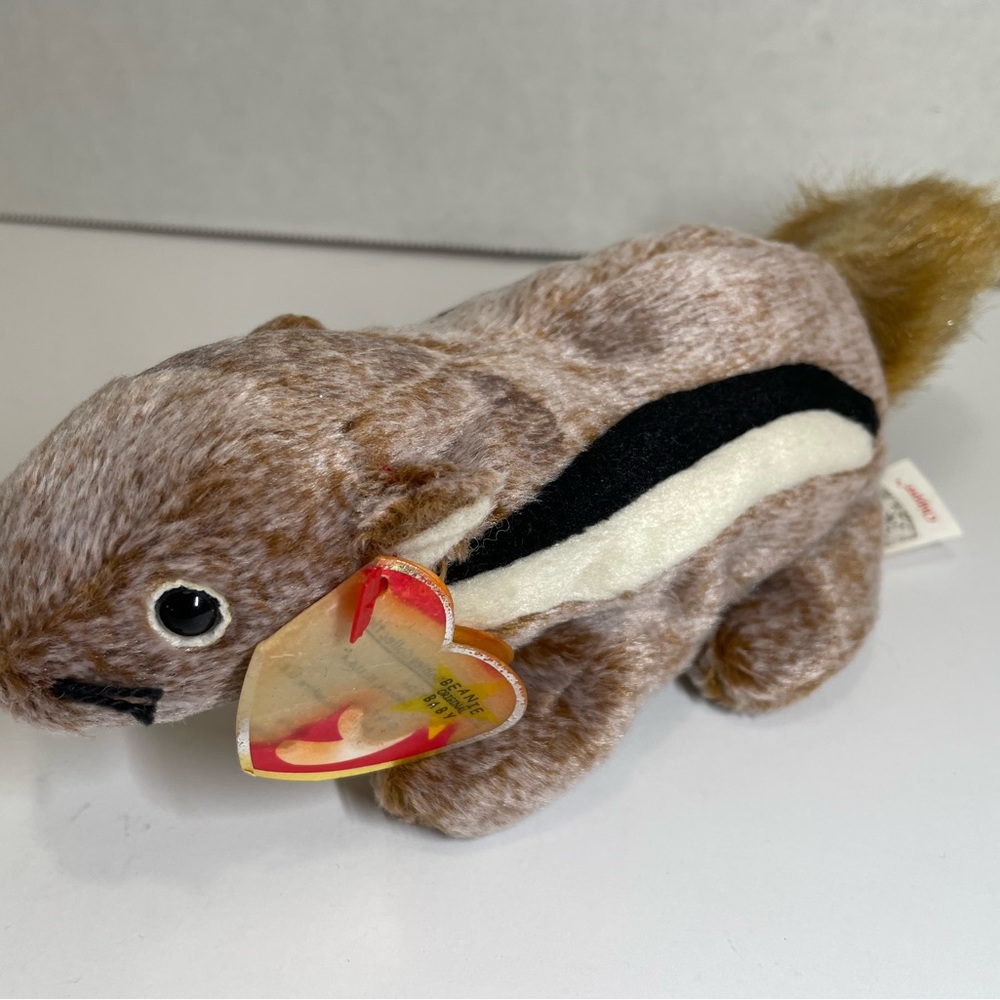 TY 1999 “Chipper” the Chipmunk Beanie Baby